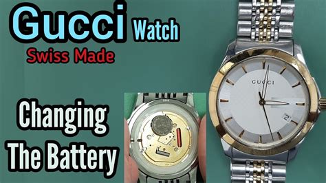 gucci watch 11 12 battery|battery replacement for Gucci watch.